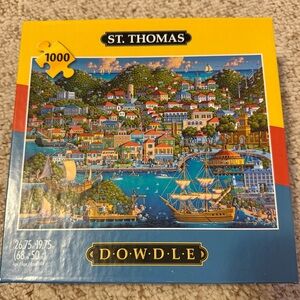 St. Thomas 1000-Piece Puzzle - Vibrant Multicolor